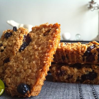 Flapjacks aux cranberries