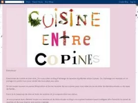 Cuisine entre copines
