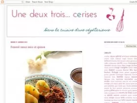 une deux trois... cerises