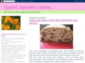 Quand Jayanthi cuisine