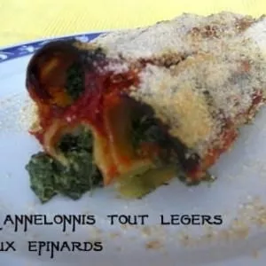 rapide à cuisiner Cannellonis aux épinards cuisine végétarienne