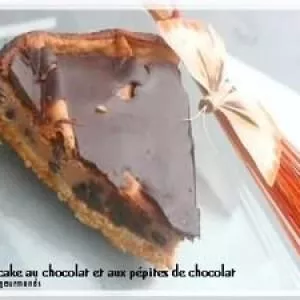 rapide à cuisiner Cheesecake au chocolat & pépites de chocolat cuisiner la recette