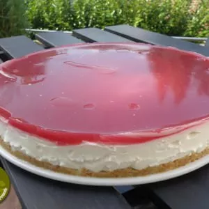 simple à préparer Cheesecake au citron miroir framboise préparation