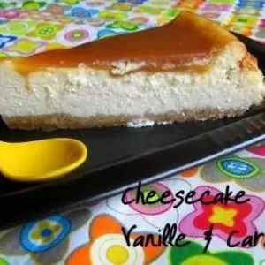 rapide à cuisiner Cheesecake à la vanille & caramel au beurre salé recette de