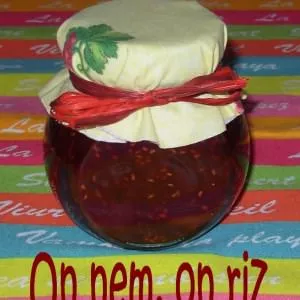 rapide Confiture de pêches blanches et de framboises cuisine végétarienne