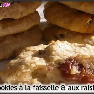 rapide Cookies à la faisselle et aux raisins secs cuisine végétarienne