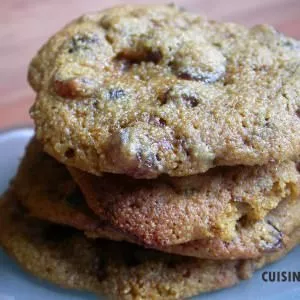 rapide Cookies à la semoule de maïs et raisins secs préparer la recette