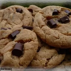 rapide Cookies au beurre de cacahuètes & aux pépites de chocolat préparation
