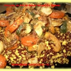 rapide à cuisiner Couscous de quinoa aux petits légumes cuisiner la recette