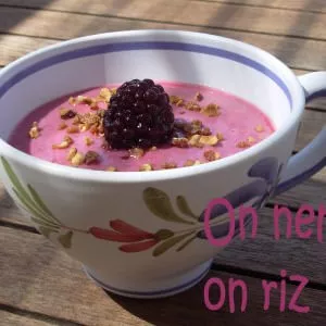 simple à cuisiner Crème de fruits rouges au tofu soyeux recette végétarienne