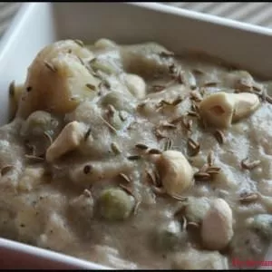 simple à préparer Curry végétarien pomme de terres petits pois recette végétarienne