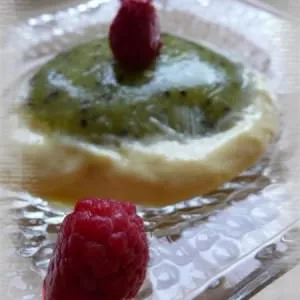 facile à cuisiner Crème mangue-kiwi préparation