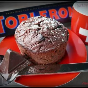 simple à préparer Fondants au toblerone noir recette