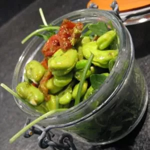 rapide à cuisiner Fèves crues recette