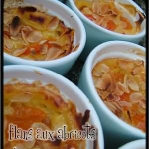 facile Flans aux Abricots et aux Amandes cuisine végétarienne