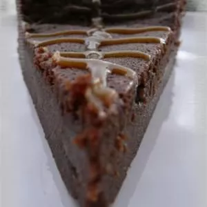 rapide Fondant au chocolat & caramel beurre salé recette végétarienne