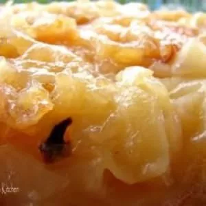 simple à cuisiner Gâteau renversé aux pommes préparation
