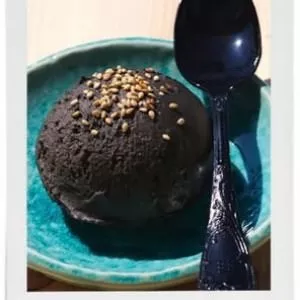 facile Glace au Sésame noir préparation