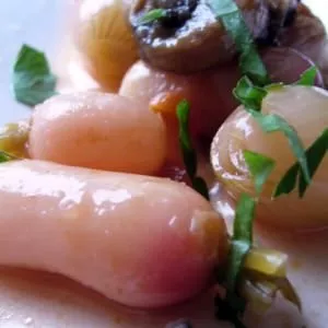 rapide à cuisiner Grecque glacée de radis roses cuisiner la recette