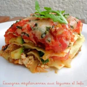 facile à cuisiner Lasagnes Végétariennes aux Légumes & Tofu recette