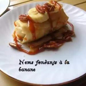 rapide à cuisiner Nems Fondants à la Banane cuisiner la recette