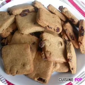 rapide Palets carrés Raisins-Cannelle préparation