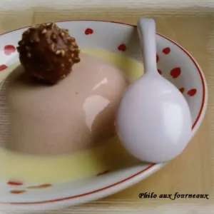 facile Panna cotta aux Ferrero Rocher cuisiner la recette