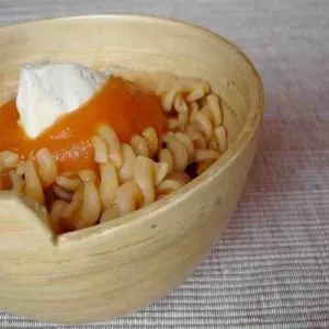 rapide à cuisiner Pâtes spirelli sauce au potiron, sauge et gorgonzola préparer la recette