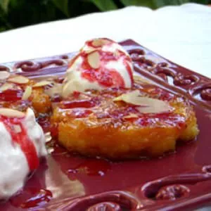 facile Polenta caramélisée aux abricots préparation