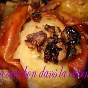 facile Pommes farcies aux fruits secs préparer la recette