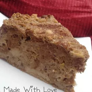 simple à cuisiner Pudding aux pommes recette végétarienne