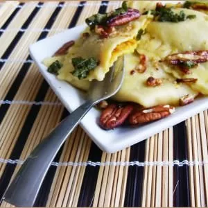 simple à cuisiner Raviolis au potimarron et beurre de sauge recette de