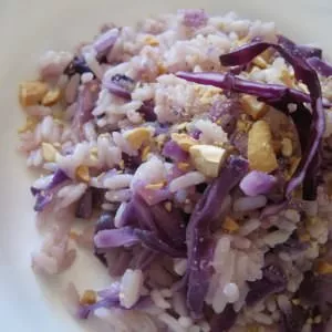 simple à préparer Riz au choux rouge recette