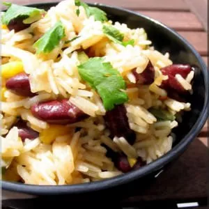 facile Riz sauté aux haricots épicés préparation