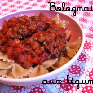 facile Sauce Bolognaise aux légumes cuisiner la recette