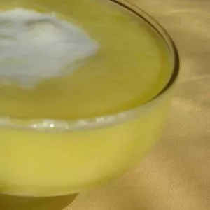 rapide à cuisiner Soupe d'ananas à l'orange et au lait de coco recette végétarienne