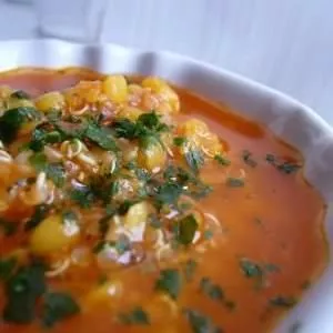facile à cuisiner Soupe de lentilles corail au quinoa  cuisiner la recette