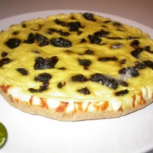 facile Tarte au Fromage blanc & aux Pruneaux recette végétarienne
