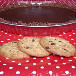 simple à préparer Tarte au chocolat sur pâte sablée aux cookies cuisiner la recette
