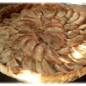 simple à préparer Tarte aux pommes au beurre salé préparer la recette