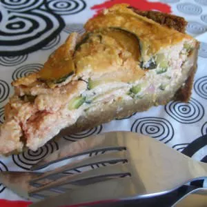 rapide Tarte façon cheesecake aux courgettes et à la brousse cuisiner la recette