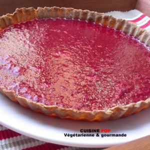 facile Tarte à la framboise cuisine végétarienne