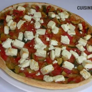 simple à cuisiner Tarte aux légumes et à la Feta préparer la recette