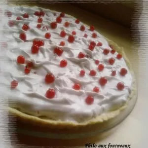 facile à cuisiner Tarte meringuée aux groseilles recette de