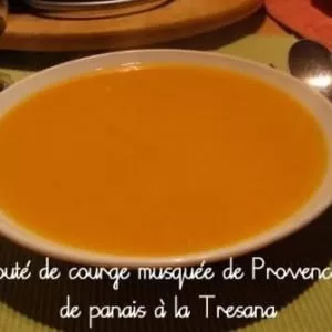 simple à préparer Velouté de courge musquée de Provence et de Panais à la... recette végétarienne