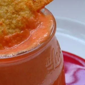 simple à préparer Velouté de poivrons à la Mexicaine recette