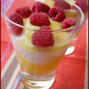 facile Verrines lemon curd et framboises recette