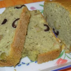facile à cuisiner Cake au thé matcha et aux olives recette de
