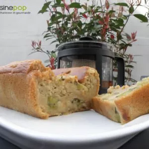 facile à cuisiner Cake fondant pommes-kiwis - Végétalien recette
