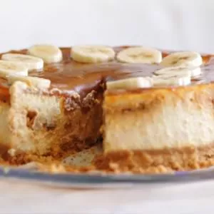rapide Cheese cake bananes et caramel  préparer la recette